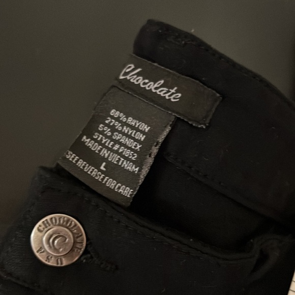 Women’s Black Jean Jeggings - Picture 6 of 7